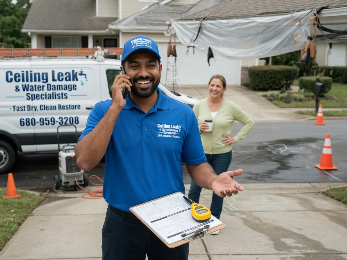 Ceiling Leak Cleanup Wilberforce, OH FAQs